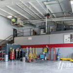 interior shot of commercial building projects interior garage design