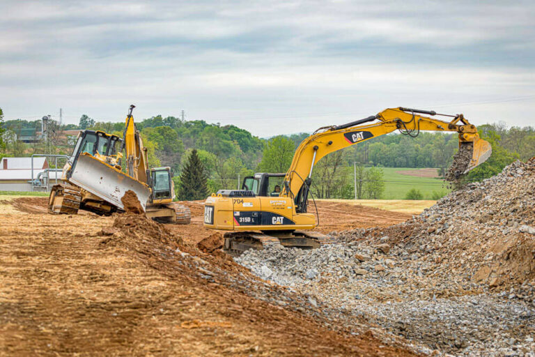 Site work at Martin Appliance