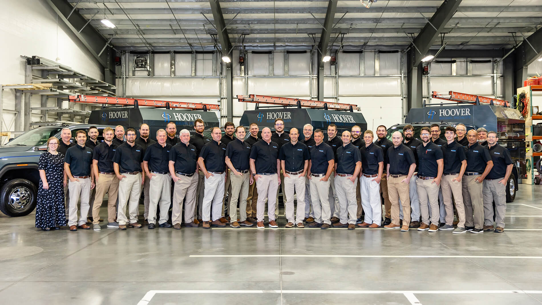 Team of Hoover Building employees