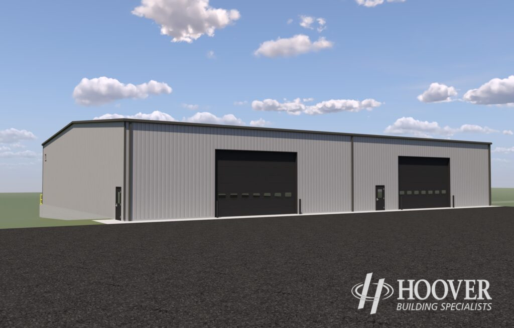 Storage Building_Ash Gray Siding_Charcoal Trims