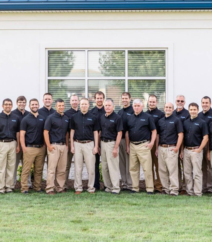 The team of workers at Hoover Building