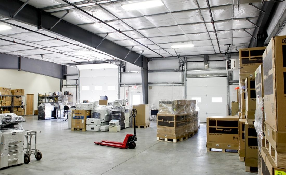Altek Business Systems Warehouse Interior