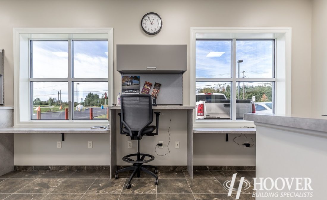 elevated office desk