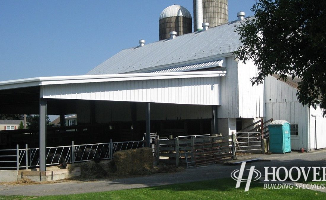 Frank Hoover Barn White Siding