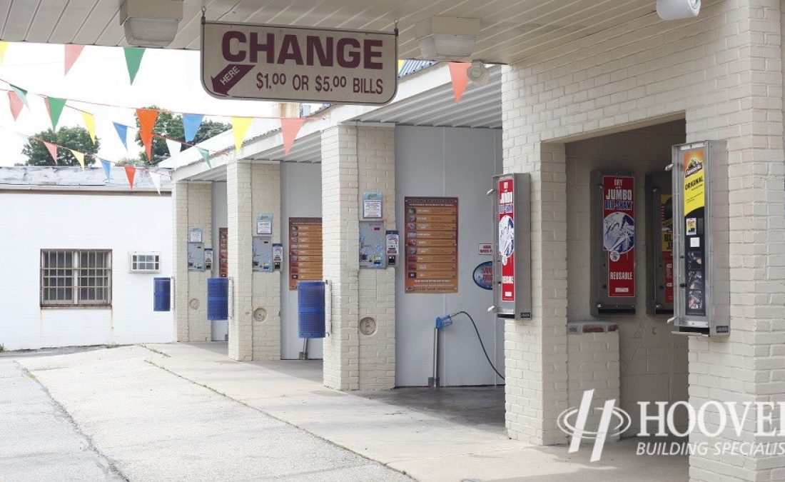 Grand Sport Car Wash White Siding