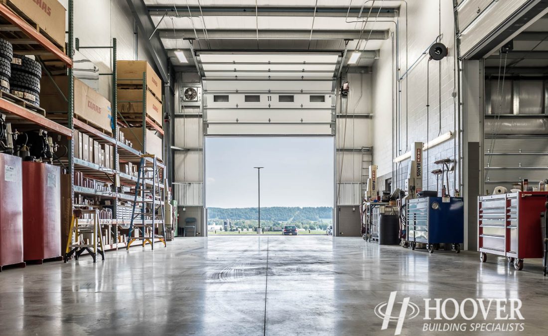 heavy machinery storage room