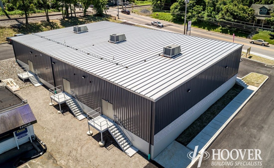 metal roof on steel building