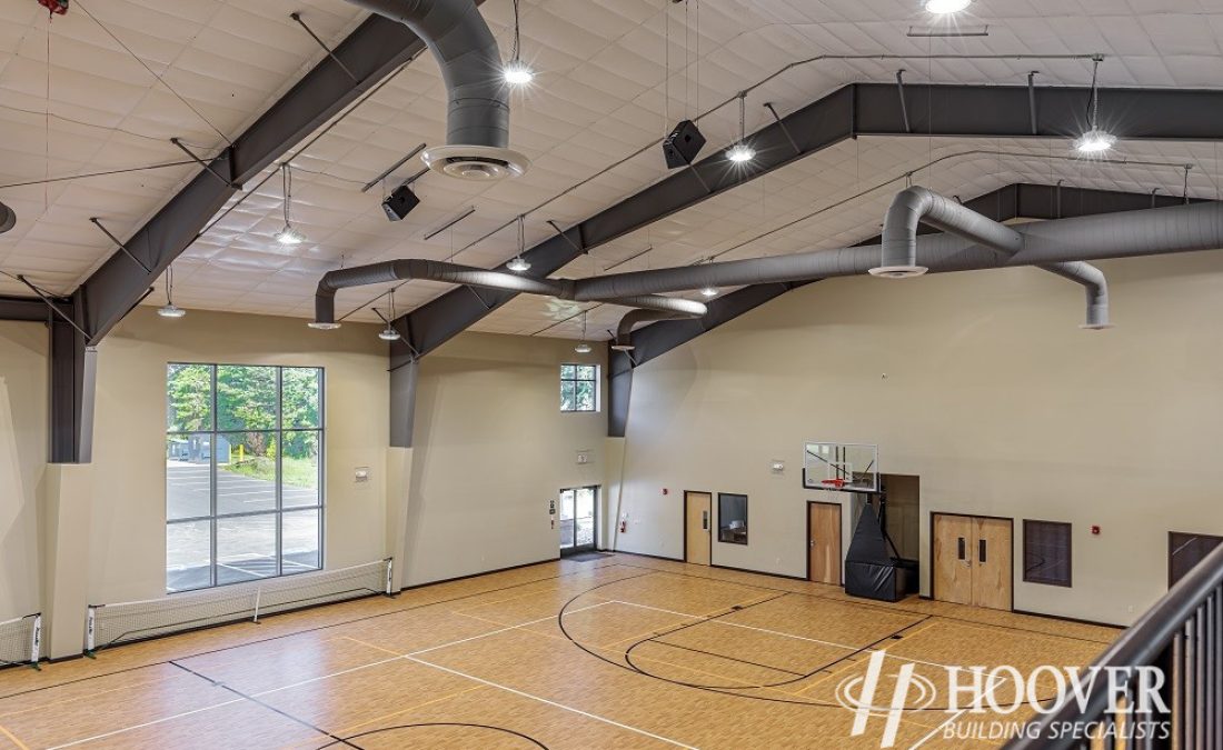 indoor basketball court