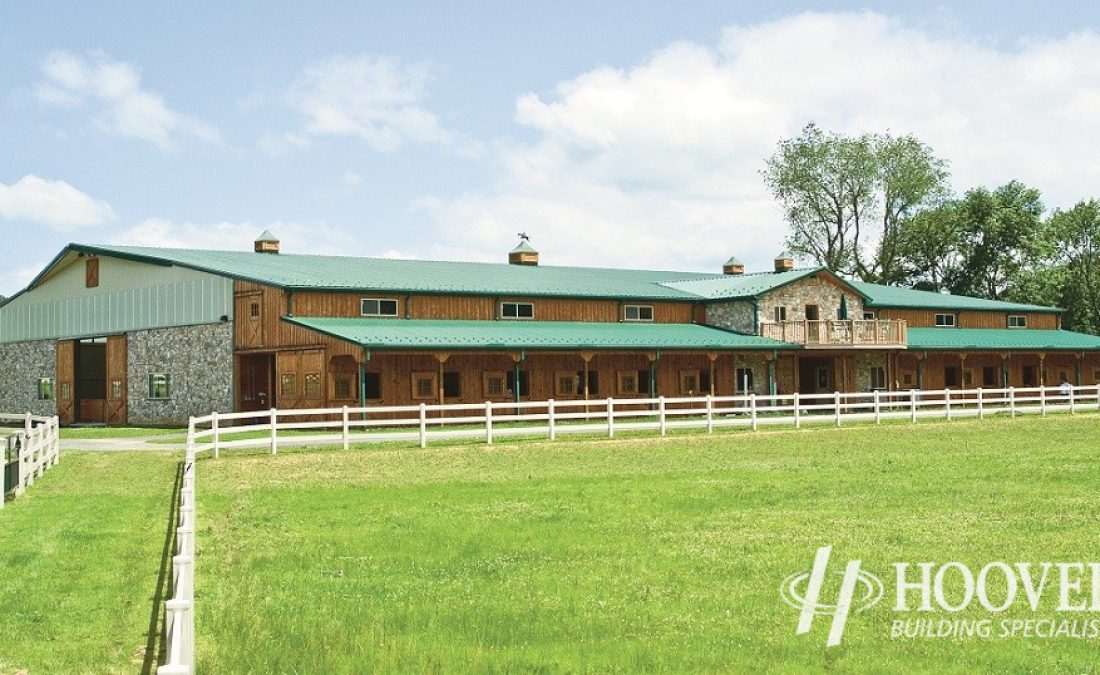 Private Riding Arena Exterior