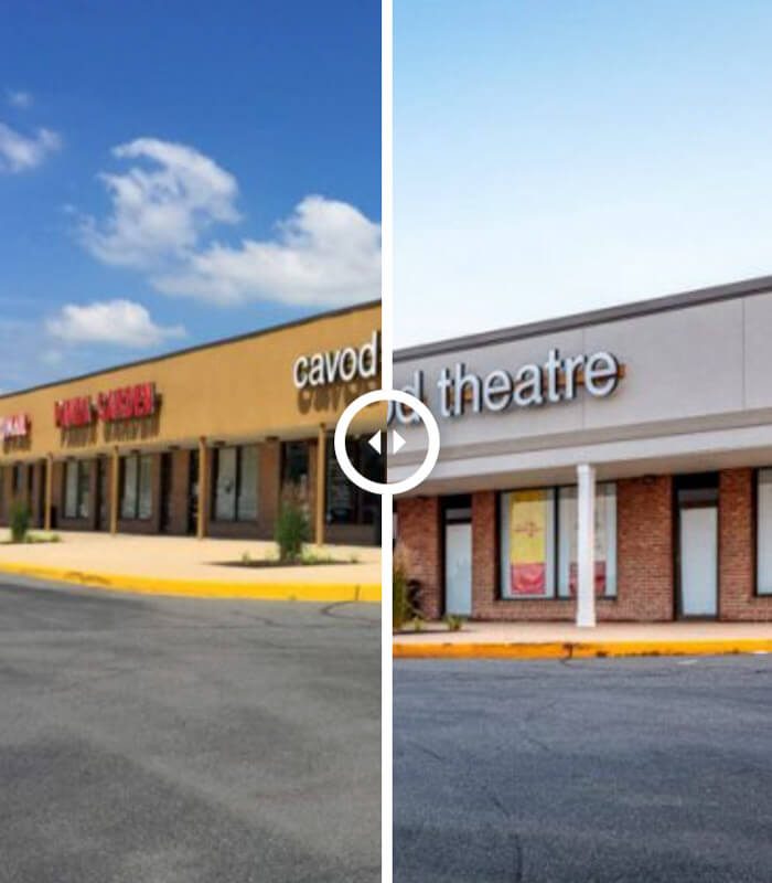 shopping mall before and after renovation