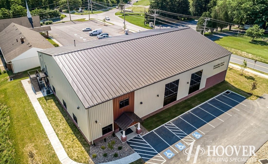 large steel building