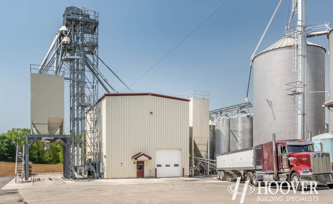 pre-engineered steel agricultural building in stevens pa