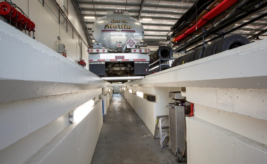 storage facility for trucks